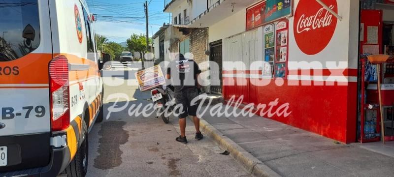 En la colonia el progreso…  ¡camioneta atropelló a motociclista y huyó!