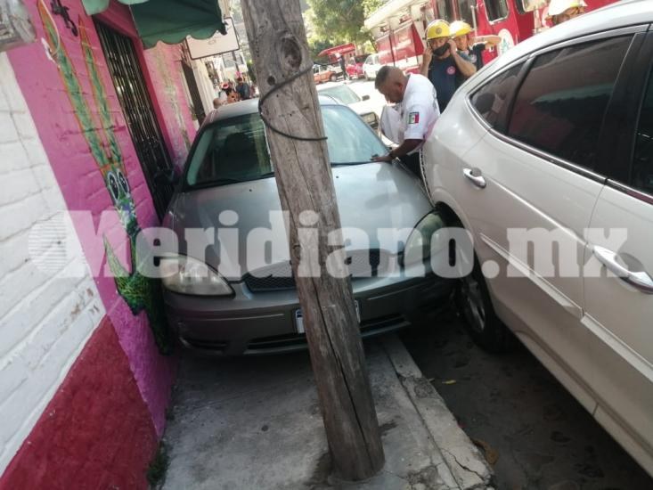En la colonia emiliano zapata… ¡se accidento extranjero!