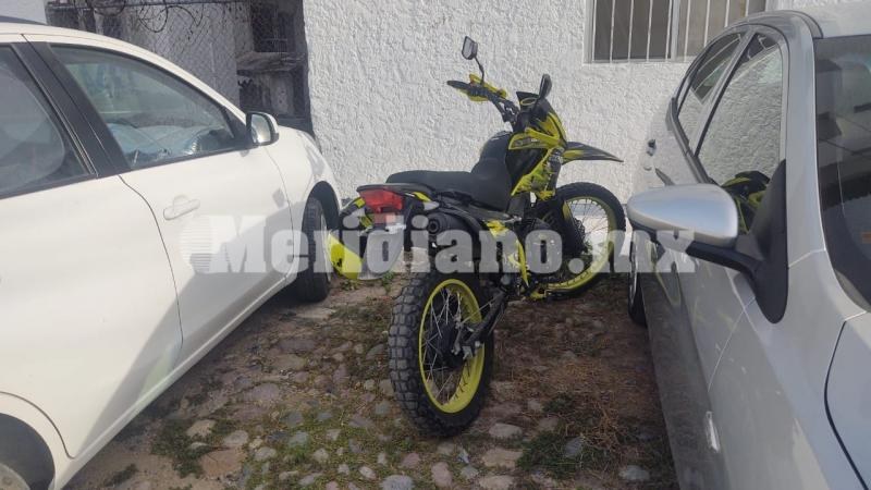 Uno menos en las calles… ¡cayó astuto “roba motos”!