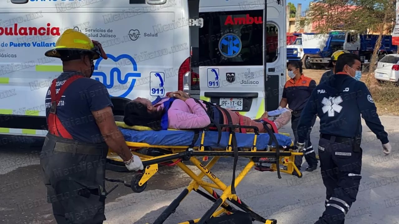 ¡brutal choque de motociclistas!