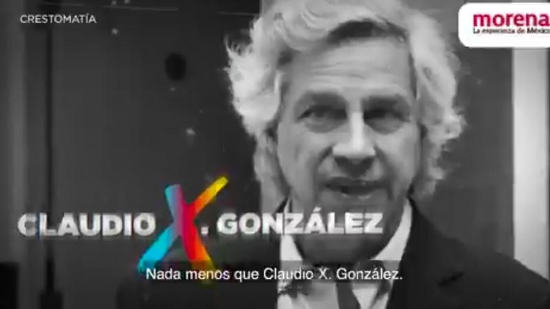 Morena lanza spot en contra de Claudio X González, el nuevo enemigo de la 4T