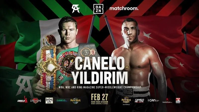 Canelo Álvarez peleará el 27 de febrero ante Yildirim