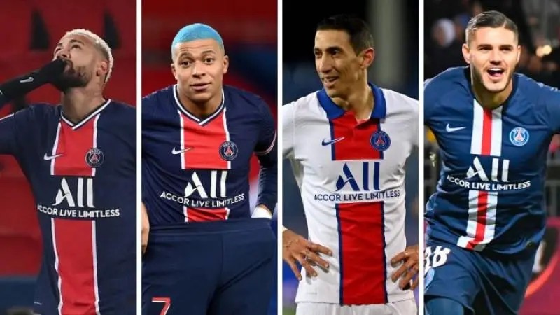 Un futuro complicado para los Cuatro Fantásticos del PSG