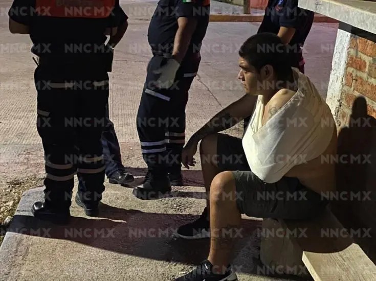 Puerto Vallarta. Atropelló camión a joven motociclista en El Pitillal